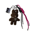 Bijou de sac, porte-clés, ourson marron