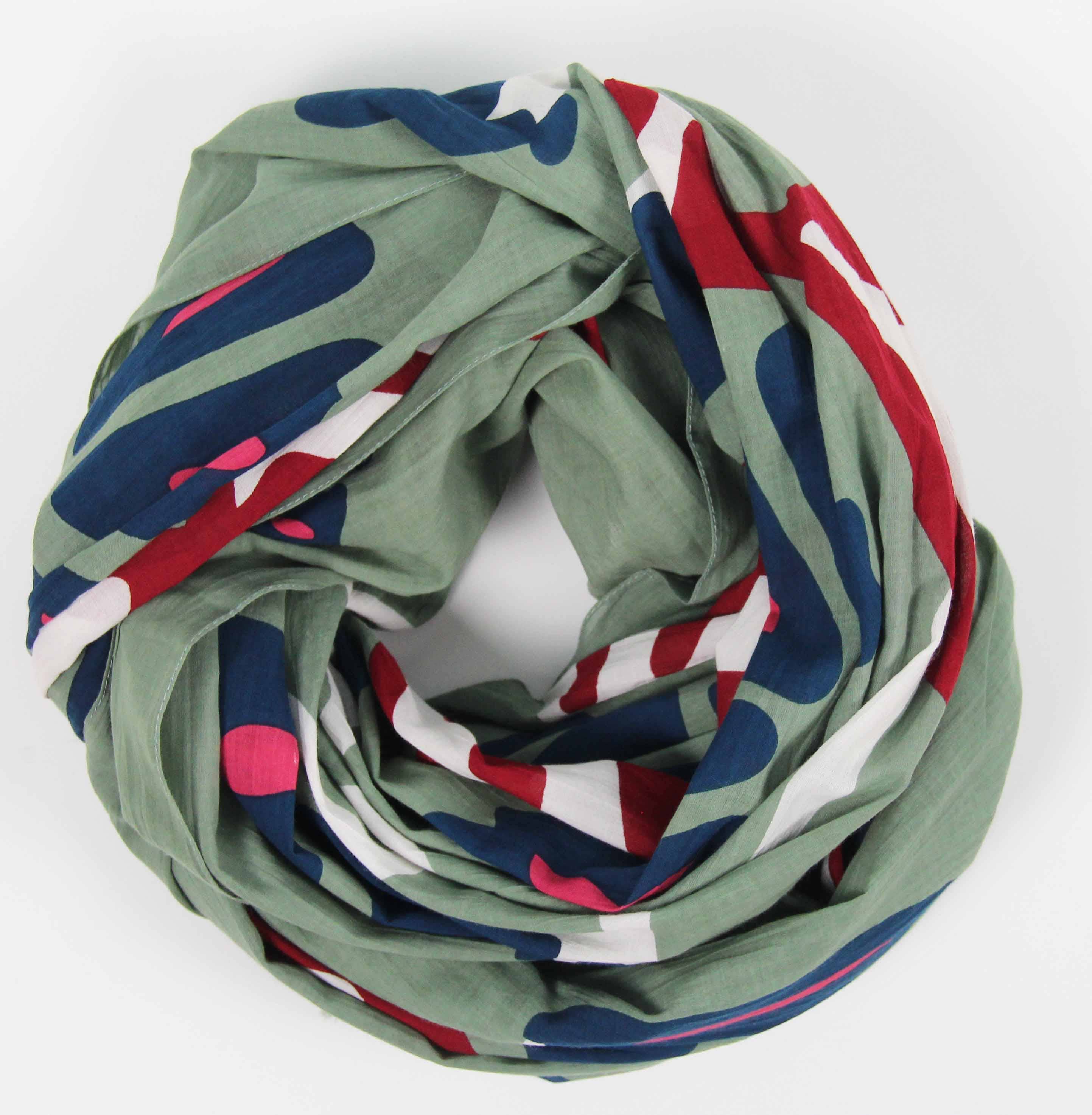 Foulard Coton Bio Equateur Kaki