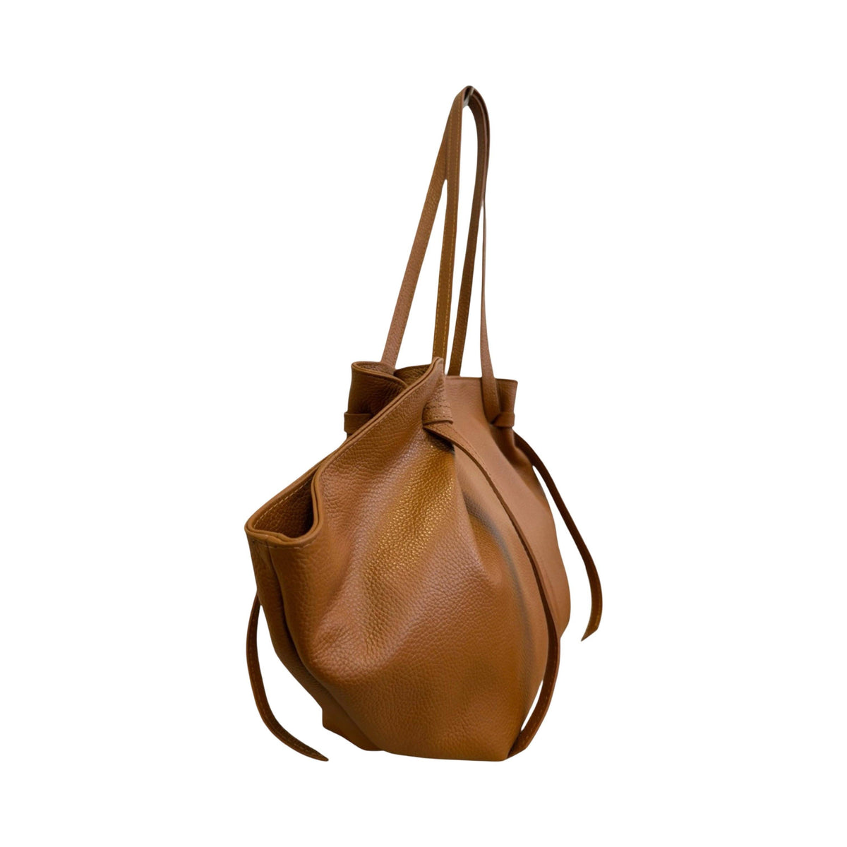Grand cabas en cuir grainé – Louisa Lee