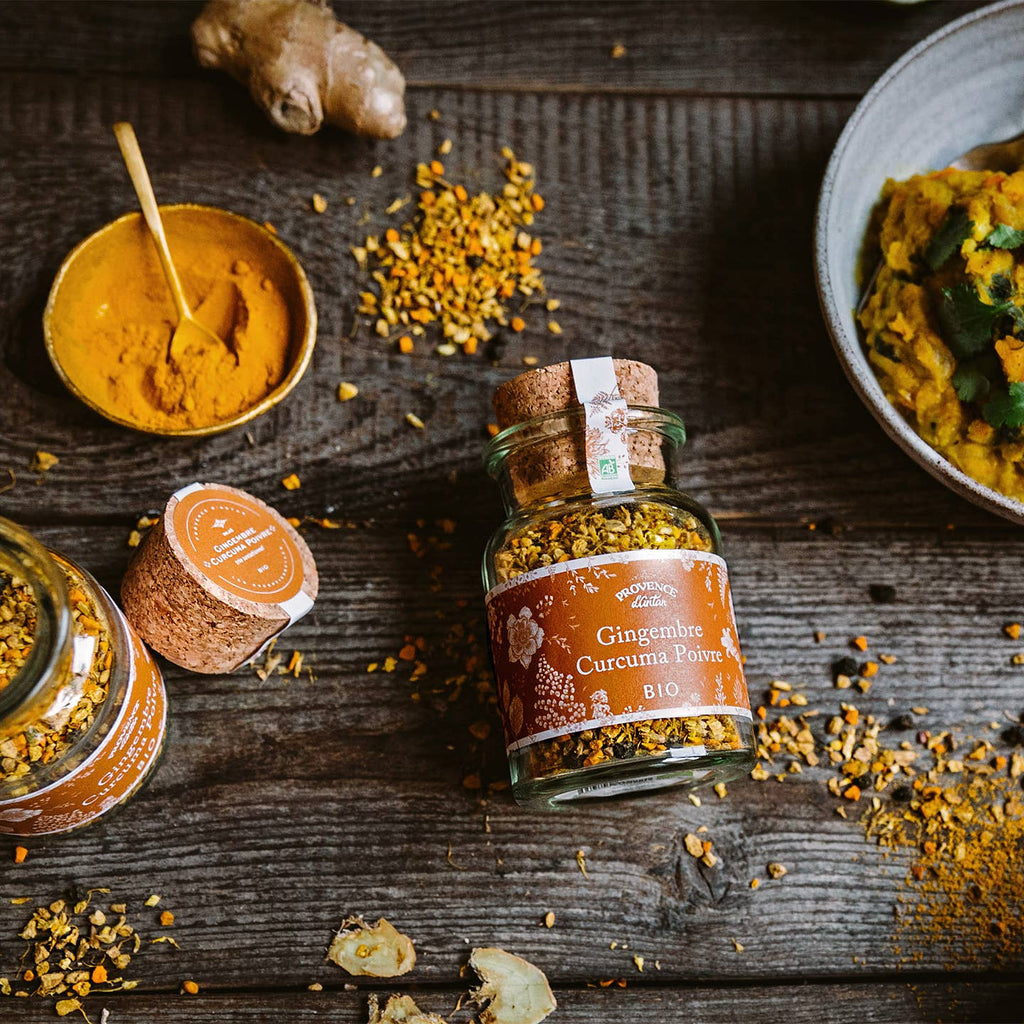 Gingembre, Curcuma & Poivre Bio* - 65g