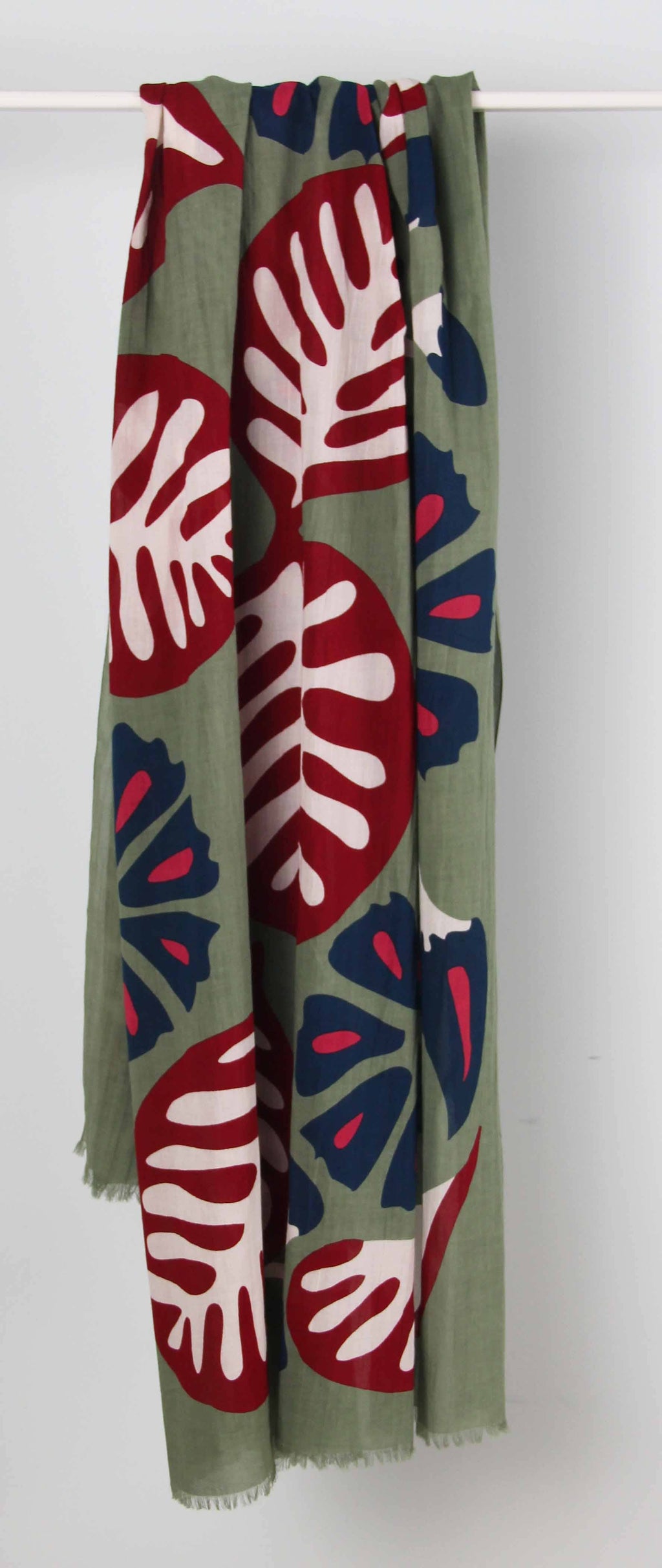 Foulard Coton Bio Equateur Kaki