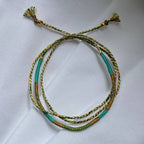 Bracelet cordon porte bonheur Sukh Sophie Deschamps