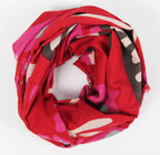 Foulard Coton Bio Equateur Rouge