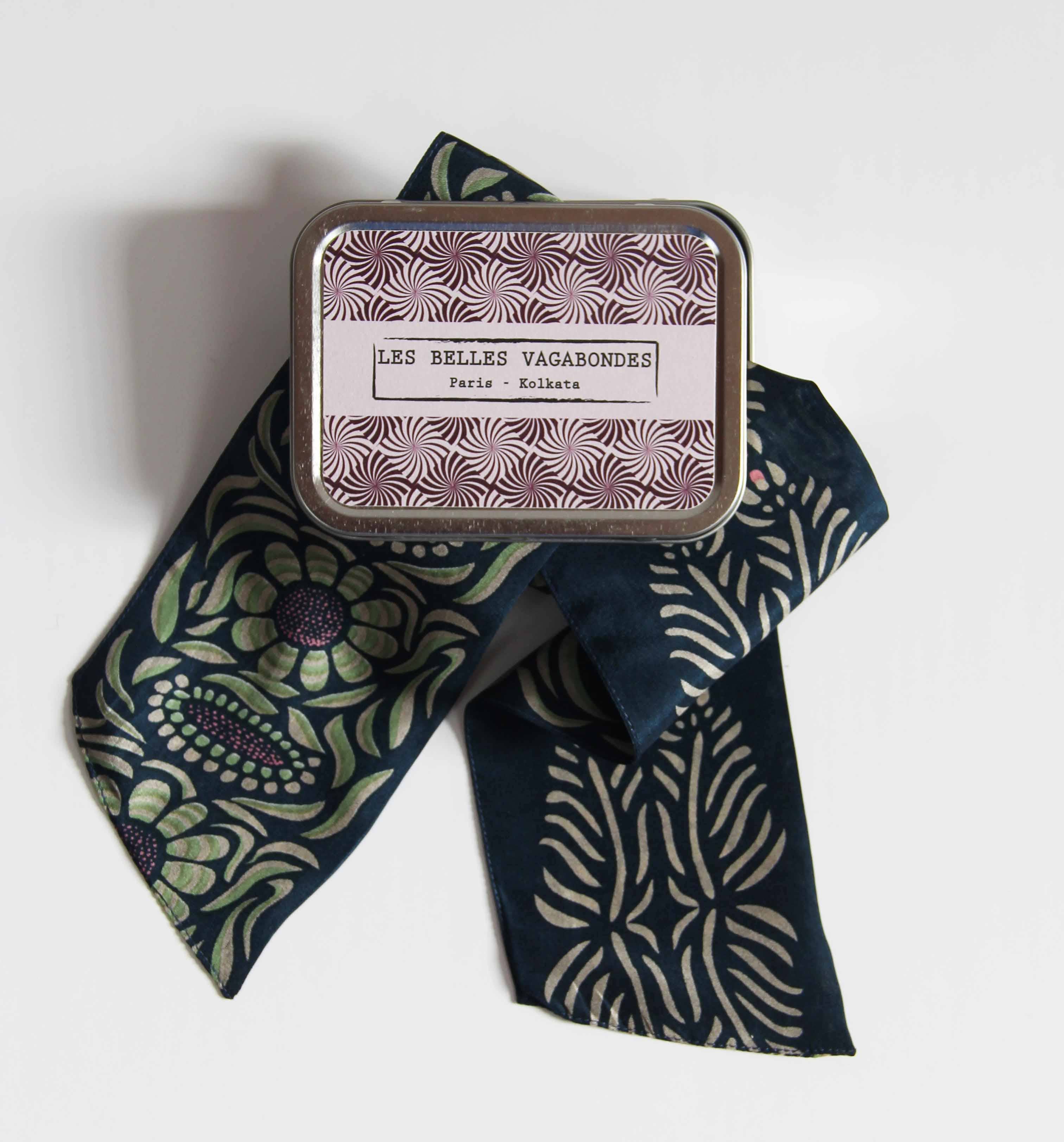Bandeau Camelia Marine Navy