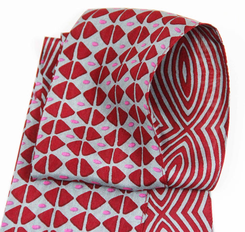 Bandeau en soie Calypso bordeaux – Les Belles Vagabondes