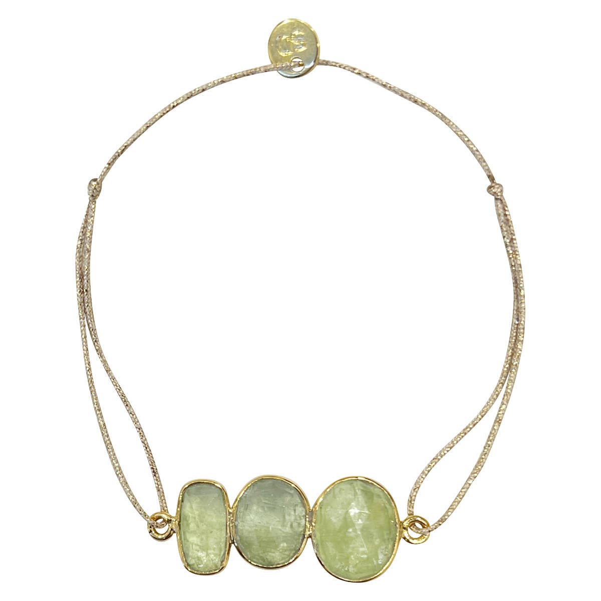 Bracelet cyanite sertie  Namaste