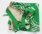Cabas en coton upcycling Manuka Vert Green