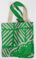 Cabas en coton upcycling Manuka Vert Green
