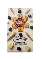Carrés Parmesan & Olives noires 70 g