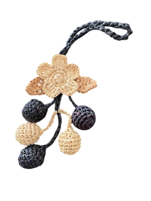 Charms de sac raphia