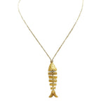 Collier grand poisson en mouvement- Bubble