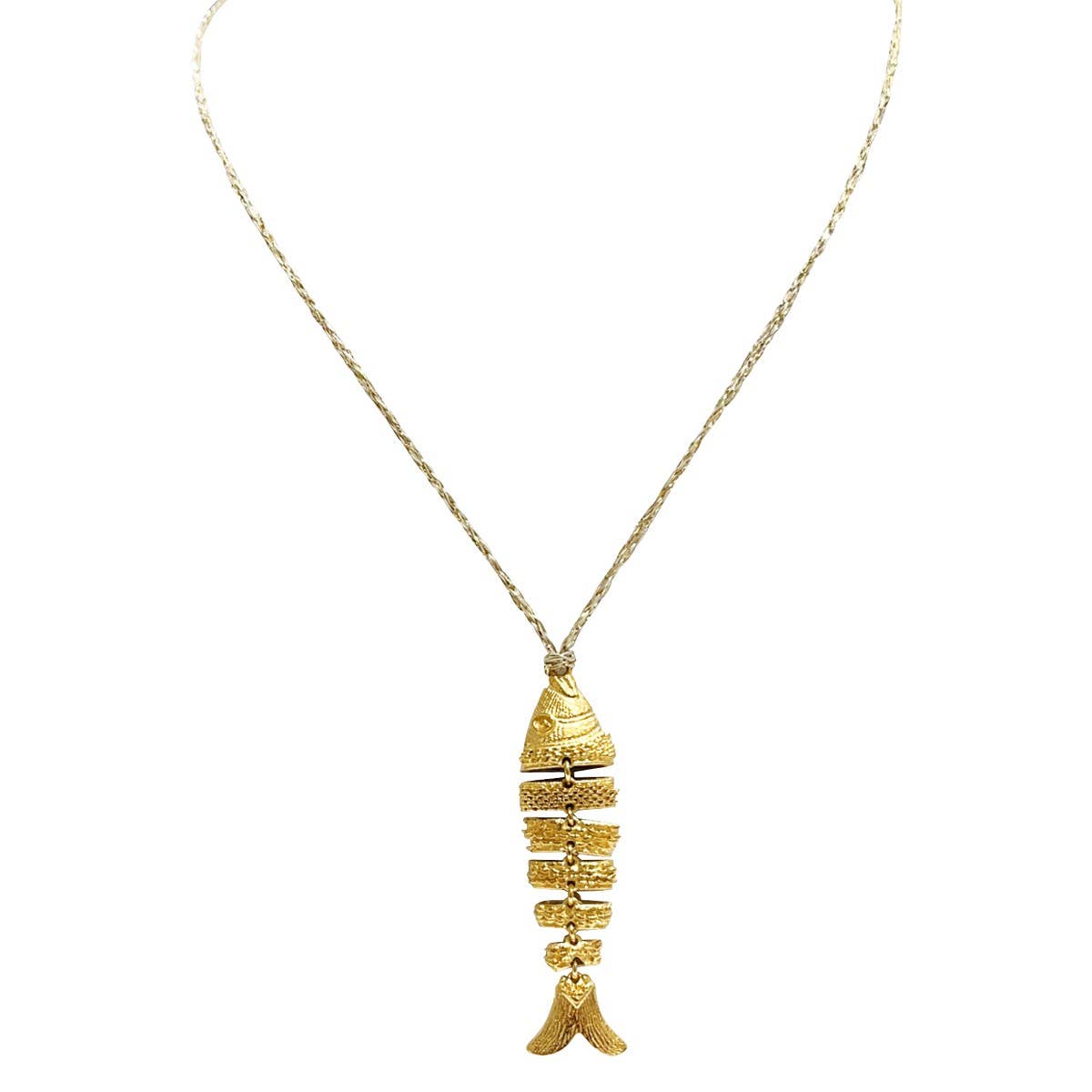 Collier grand poisson en mouvement- Bubble