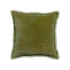 Coussin Uni Fara Olive 45 X 45 - Vivaraise