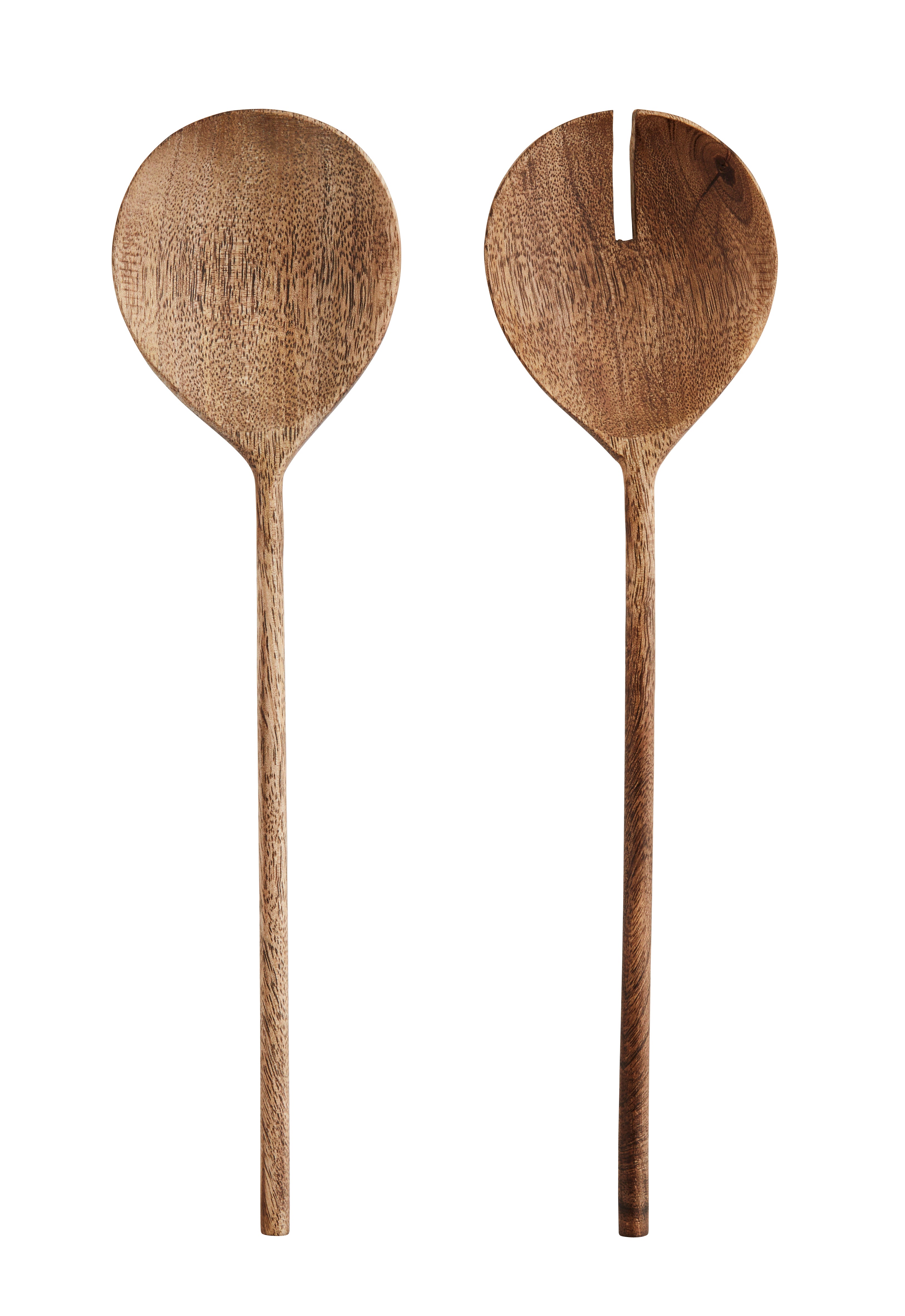 Couverts à salade en bois de manguier Madam Stoltz
