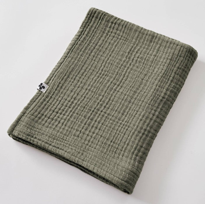 Serviette de toilette 70 x 130 cm GAIA Romarin