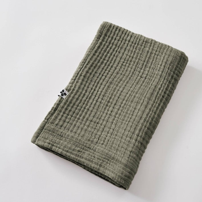 Serviette de toilette 70 x 130 cm GAIA Romarin