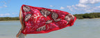 Foulard Coton Bio Equateur Rouge