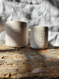 Gobelet et tasse Moka  A M O U R en céramique artisanale