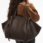 Grand cabas en cuir grainé – Louisa Lee