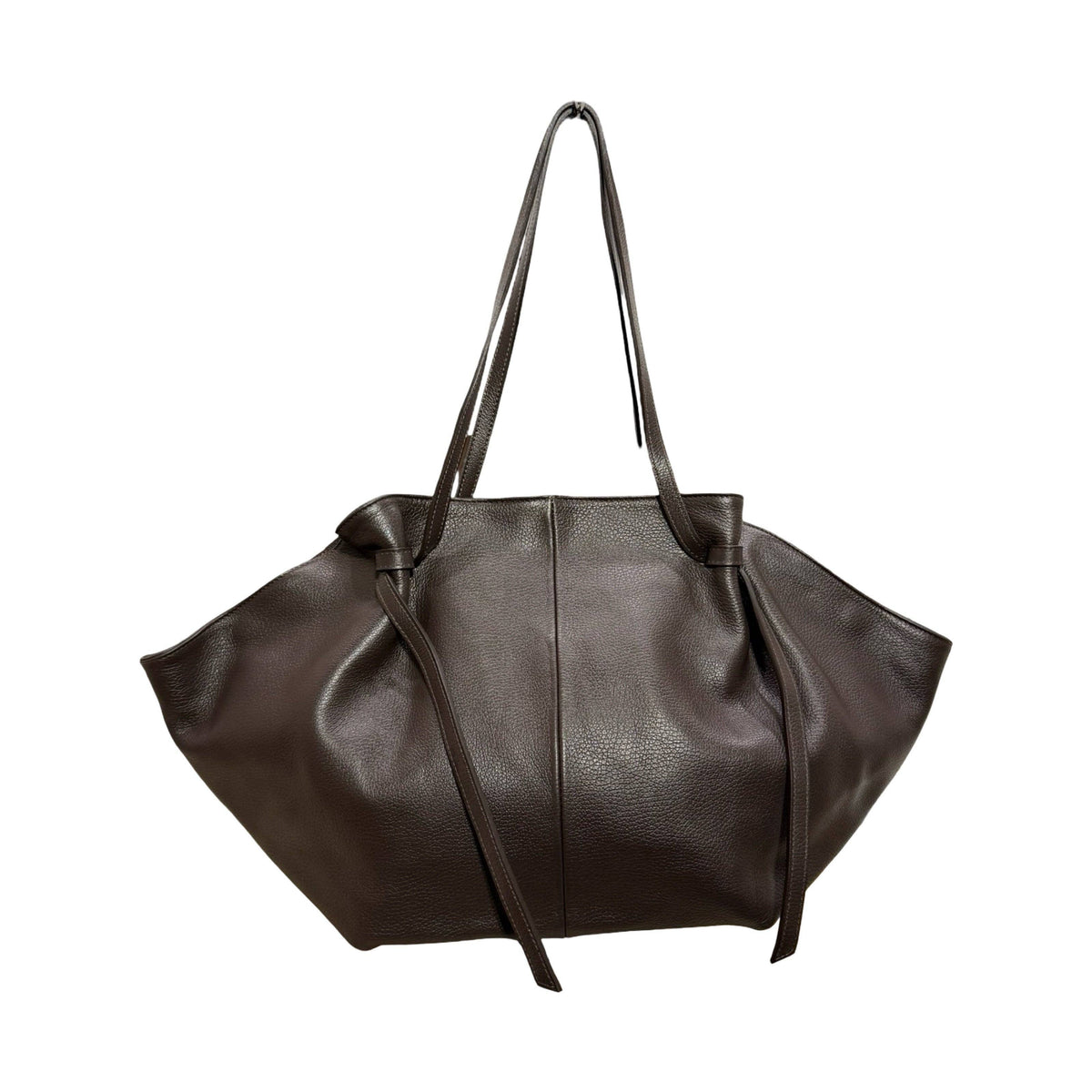 Grand cabas en cuir grainé – Louisa Lee