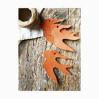 Hirondelle céramique terracotta à suspendre