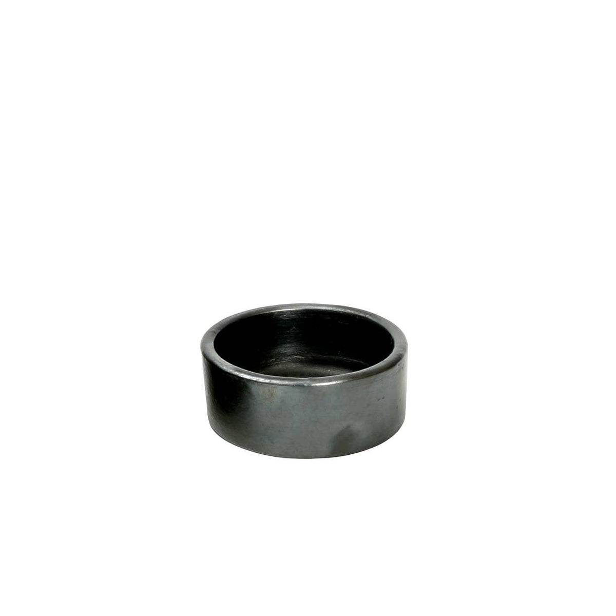 Le plat cylindrique brûlé - Noir - S
