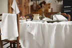 Nappe l'Effet papillon 170 x 250 cm SOLINE Craie