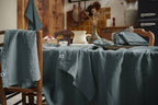 Nappe l'effet papillon 170 x 250 cm SOLINE Ardoise