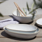 Plat à Four Ovale 32 - Eivissa - Sand Beige