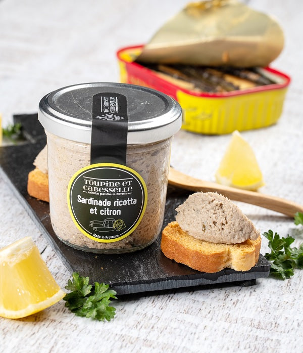 Sardinade ricotta et citron 90 g