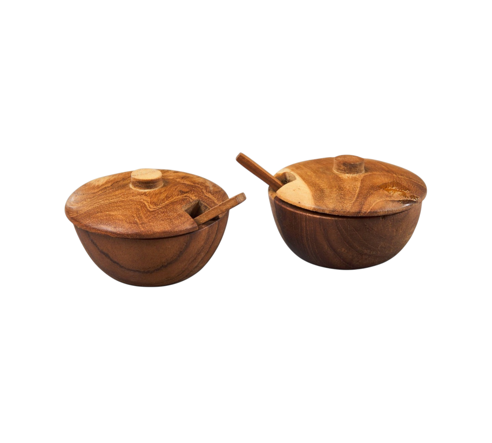Set de 2 coupelles avec cuillère pour épices