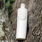 Bouteille d’huile d’olive artisanale ESSENCÍA – Céramique blanche
