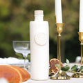 Bouteille d’huile d’olive artisanale ESSENCÍA – Céramique blanche
