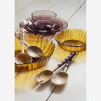 Saladiers en verre Tournesol – Lot de 2