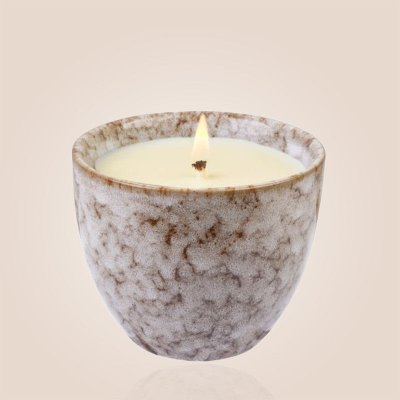 Bougie Cuivre Cachemire Tonka 165 g – Pot en céramique réutilisable