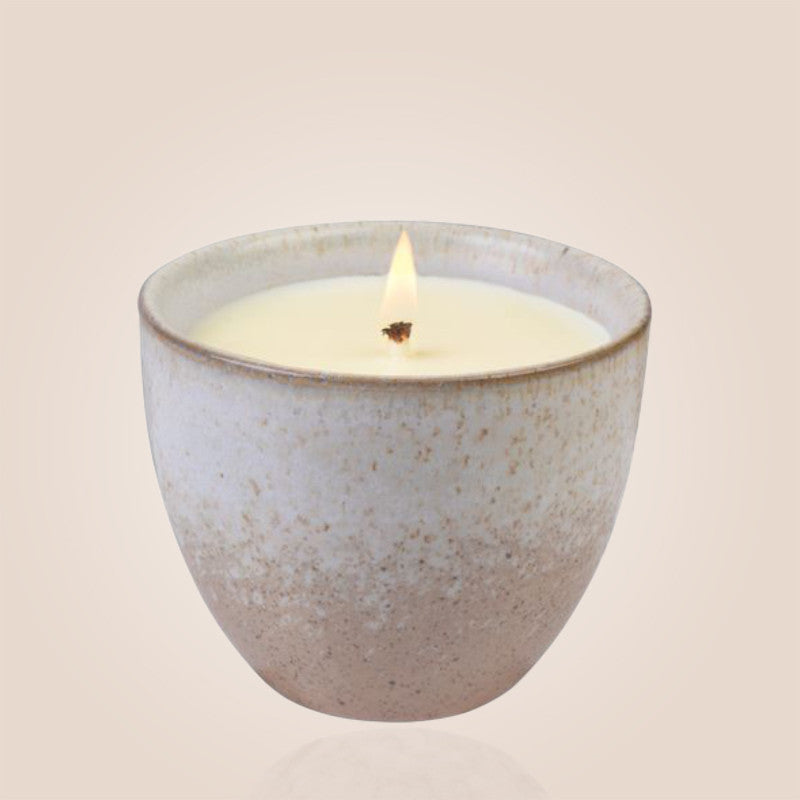 Bougie Ivoire Lady Vanille 165 g – Pot en céramique réutilisable