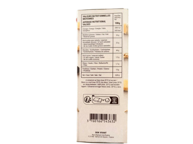 Carrés Parmesan & Olives noires 70 g