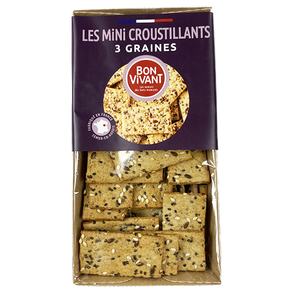 Mini croustillants 3 GRAINES 60G