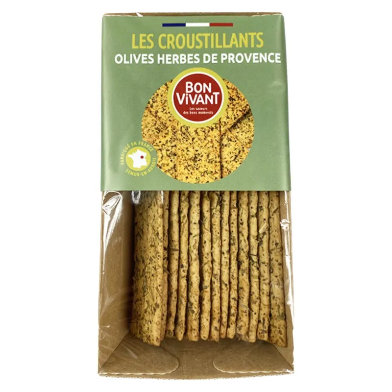 Croustillants Olives & Herbes de Provence – 80 g