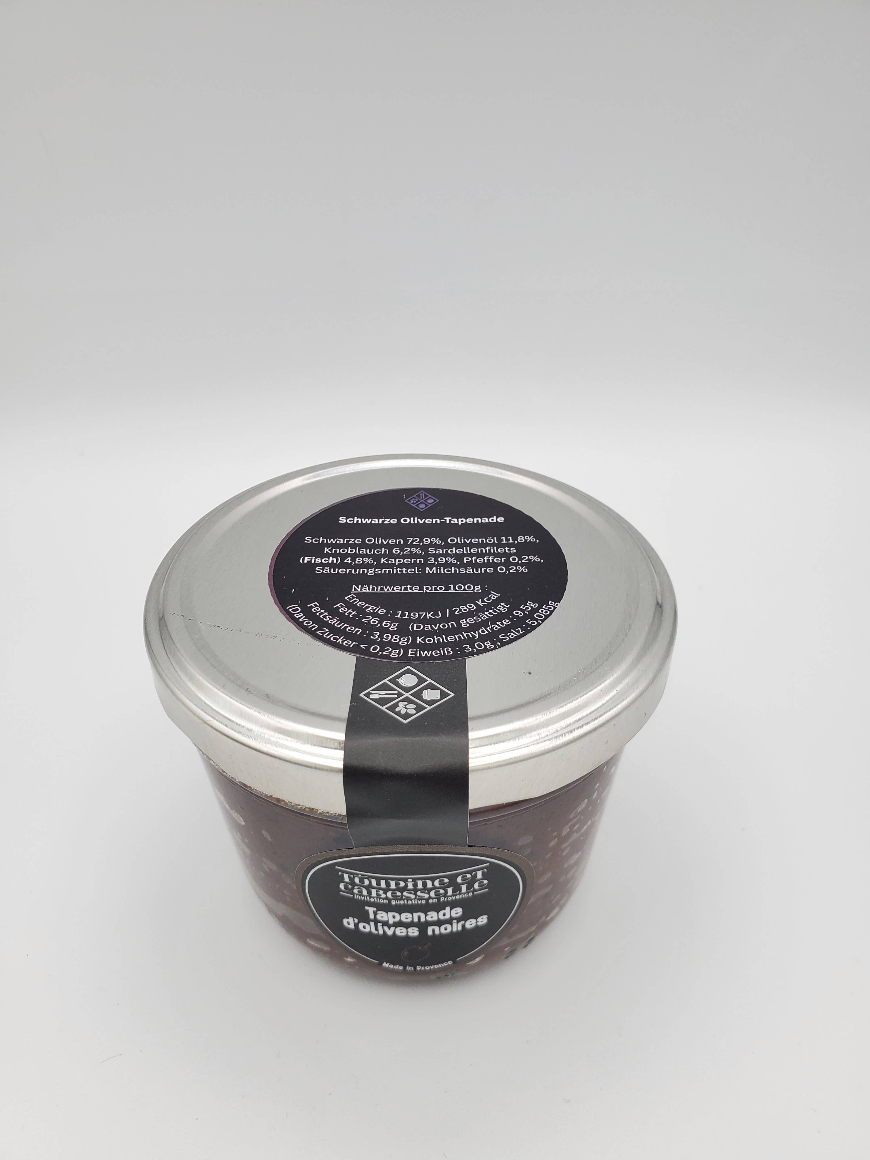 Tapenade d'olives noires