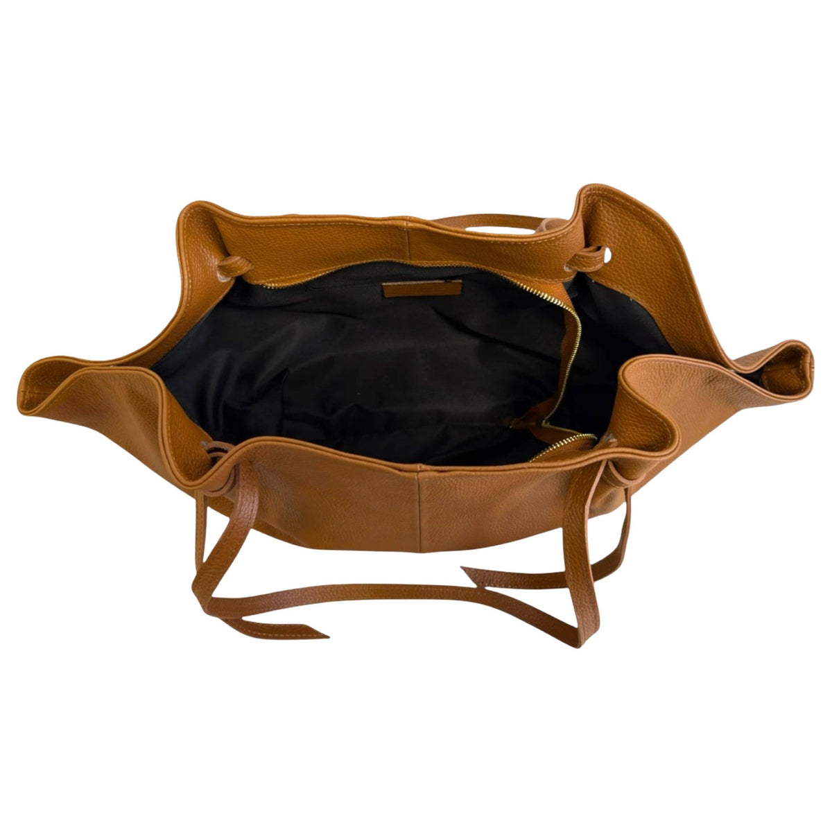 Grand cabas en cuir grainé – Louisa Lee