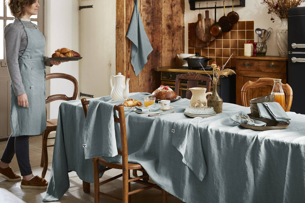 Nappe L'effet papillon 170 x 250 cm SOLINE Azur