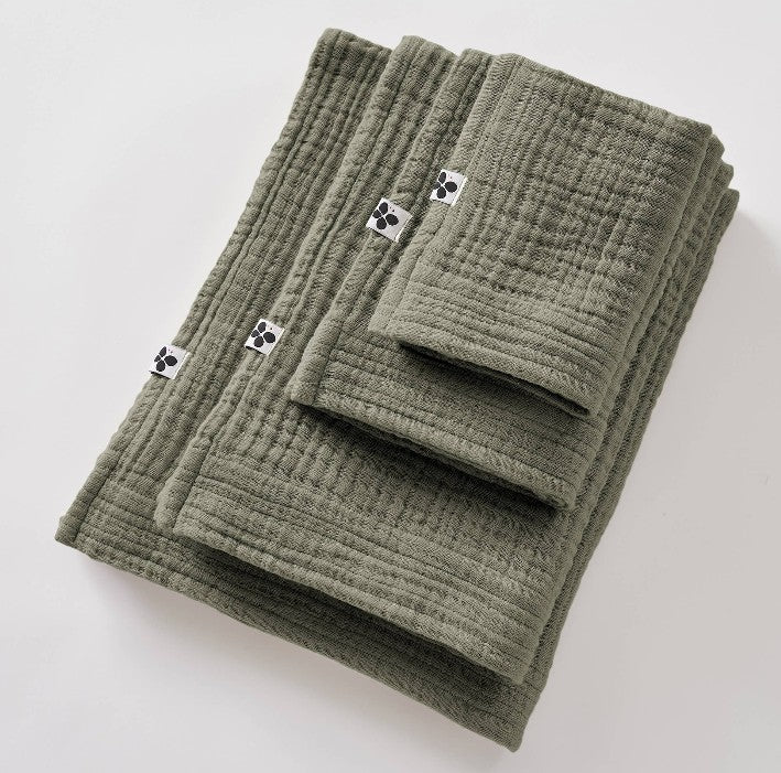 Serviette de toilette 70 x 130 cm GAIA Romarin