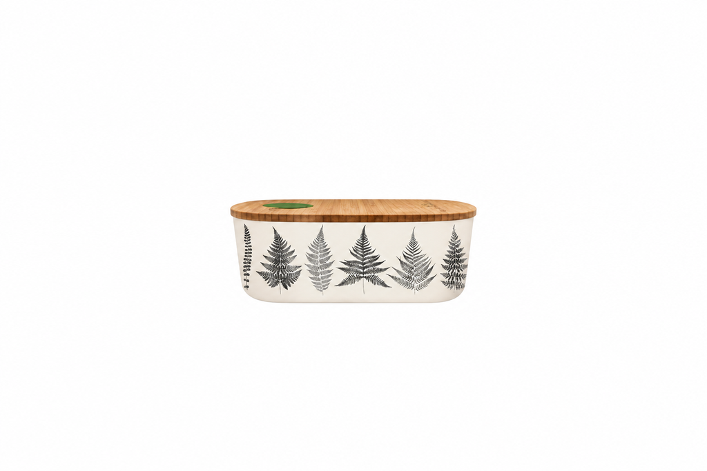 Lunch box 800 ml en PLA – Couvercle bambou - Bioloco plant