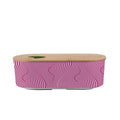 Lunch box 800 ml en PLA – Couvercle bambou - Bioloco plant