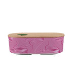 Lunch box 800 ml en PLA – Couvercle bambou - Bioloco plant