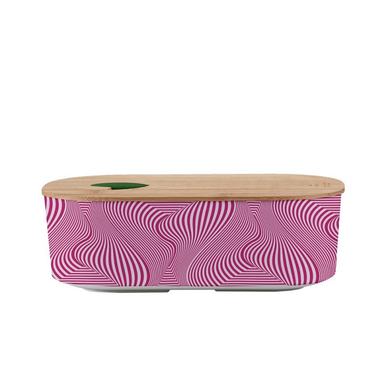 Lunch box 800 ml en PLA – Couvercle bambou - Bioloco plant