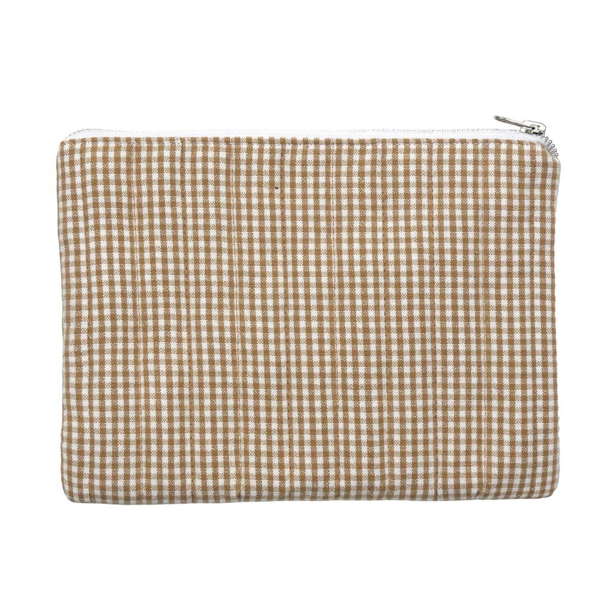 Pochette matelassé vichy Vic Vent du Sud