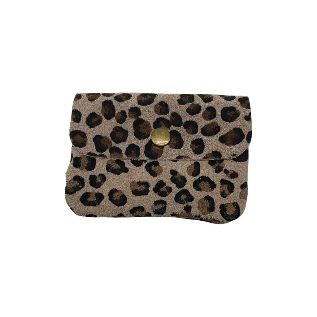 PETIT PORTE MONNAIE CUIR SUEDE 11CM