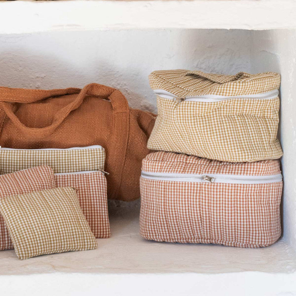 Sac vanity matelassé vichy Vic Vent du Sud